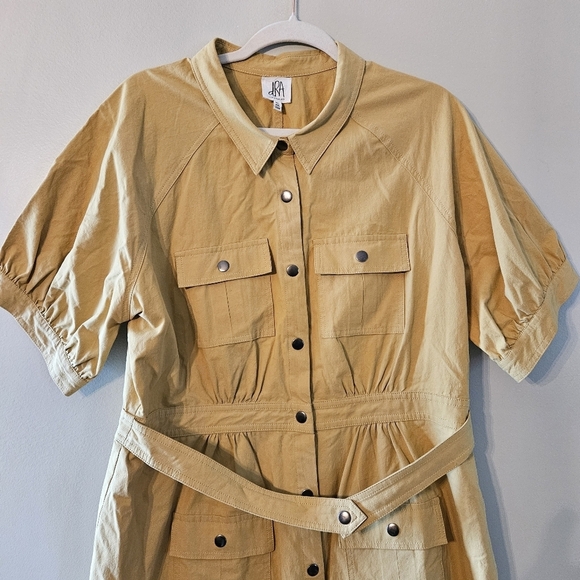 Anthropologie DRA Los Angeles Nikola Utility Feminine Mini Casual Dress Size XL - Picture 11 of 15